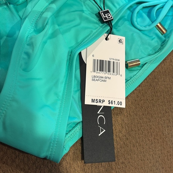 La Blanca Women's Standard Island Goddess  Loop Hipster Bikini Swimsuit Bottom 6 - Picture 5 of 6